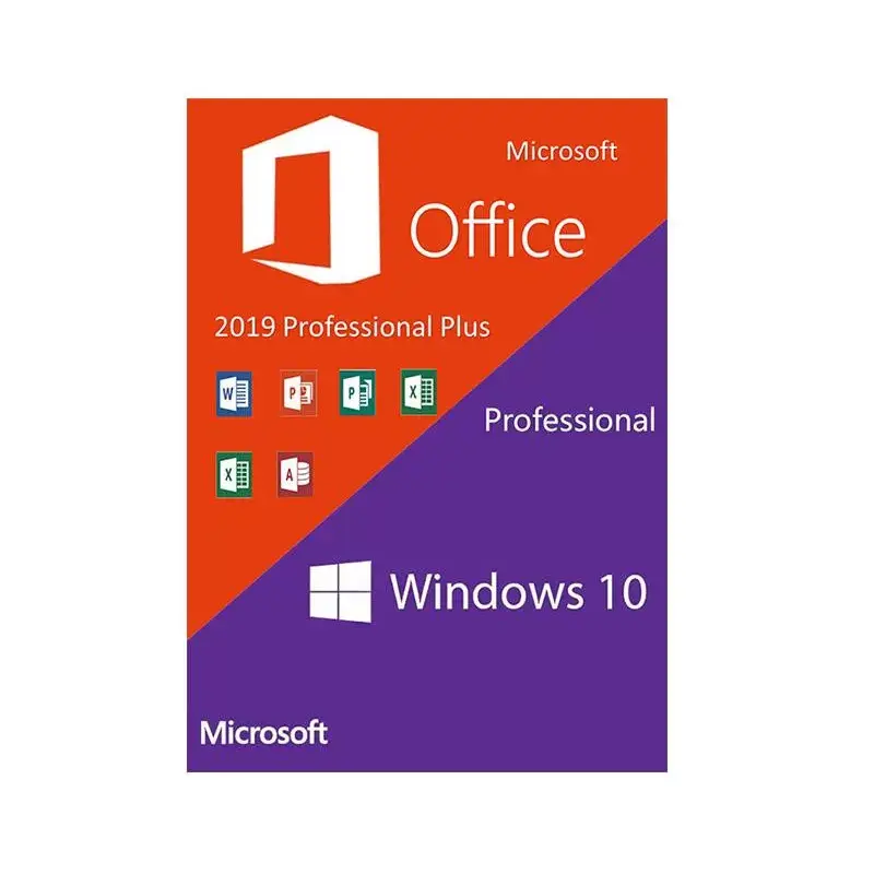 Microsoft Windows 10 Pro Retail+Microsoft Office 2019 Profesional Plus ...